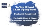 To You O Lord I Lift Up My Soul SATB choral sheet music cover